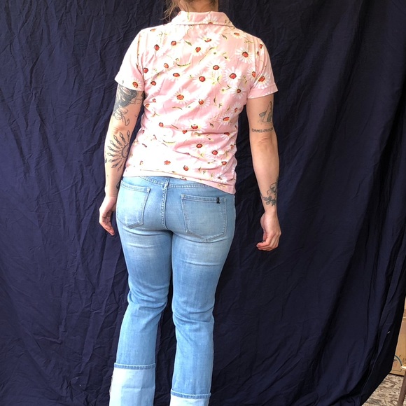 Y2K baby polo with daisies by Esprit - Picture 4 of 6